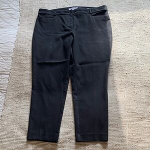 LOFT Black Sutton Skinny Trousers